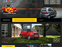 Tablet Screenshot of la-chtite-auto.com